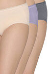 Wacoal Medium Rise Half Coverage Hipster Panty (Pack of 3) - Multicolor — thumbnail 1